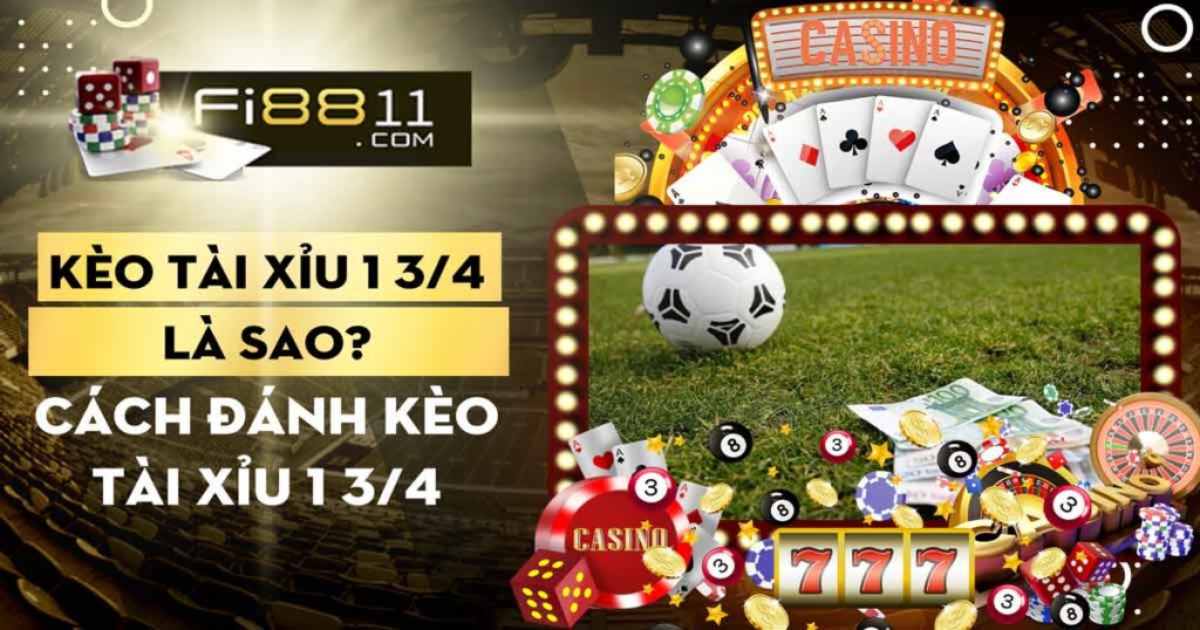 Kèo tài xỉu 1 3/4 là sao? Cách đánh kèo tài xỉu 1 3/4 Keo Tai Xiu 1 34 La Sao Cach Danh Keo Tai Xiu 1 34 1677034851 1024x538