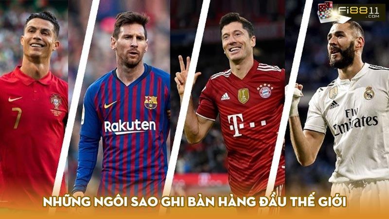 Top 10 cầu thủ ghi bàn nhiều nhất thế giới tính tới thời điểm hiện tại Những ngôi sao ghi bàn hàng đầu thế giới