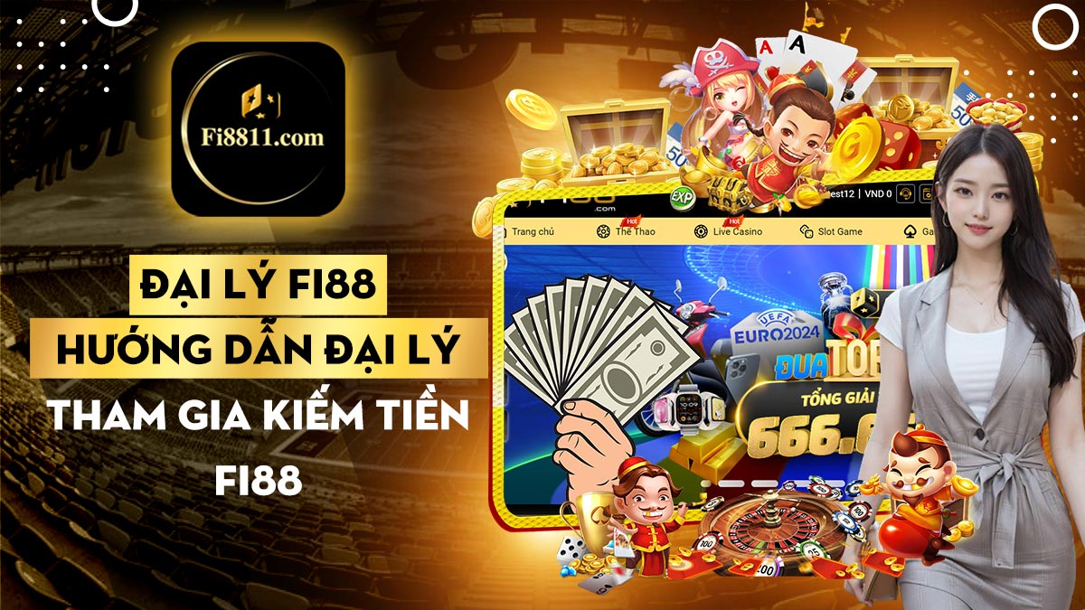 Làm đại lý Fi88 - Cơ hội đổi đời với hoa hồng 75% cho đại lý