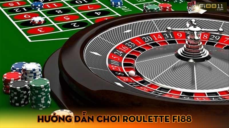 Roulette Fi88 - Không gian giải trí sống động, đa màu sắc Hướng dẫn chơi Roulette Fi88