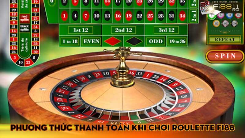 Roulette Fi88 - Không gian giải trí sống động, đa màu sắc Phương thức thanh toán khi chơi roulette Fi88